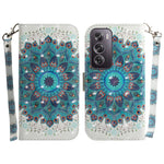 Custodia per telefono in pelle flip orizzontale colorata 3D, For OPPO Reno12 Pro 5G Global, For OPPO Reno12 5G Global
