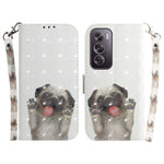 Custodia per telefono in pelle flip orizzontale colorata 3D, For OPPO Reno12 Pro 5G Global, For OPPO Reno12 5G Global
