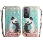 Custodia per telefono in pelle flip orizzontale colorata 3D, For OPPO Reno12 Pro 5G Global, For OPPO Reno12 5G Global