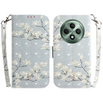 Custodia per telefono in pelle flip orizzontale colorata 3D, For OPPO A5x 5G / A3 4G / 5G / A3x 4G / 5G, For OPPO Reno12 F 5G
