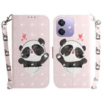 Custodia per telefono in pelle flip orizzontale colorata 3D, For OPPO A5x 5G / A3 4G / 5G / A3x 4G / 5G, For OPPO Reno12 F 5G