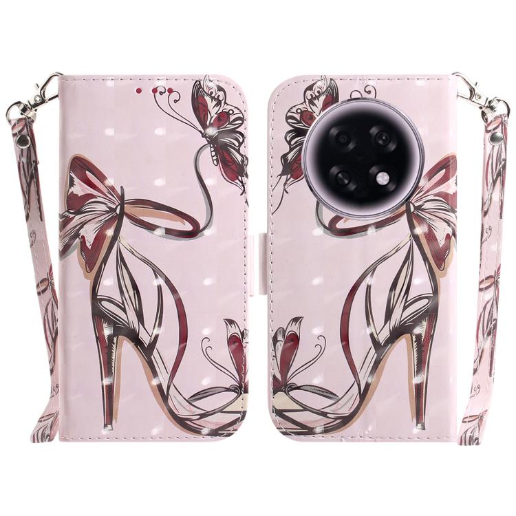 Custodia per telefono in pelle flip orizzontale colorata 3D, For OPPO Reno15 5G Global, For OPPO A6 GT 5G