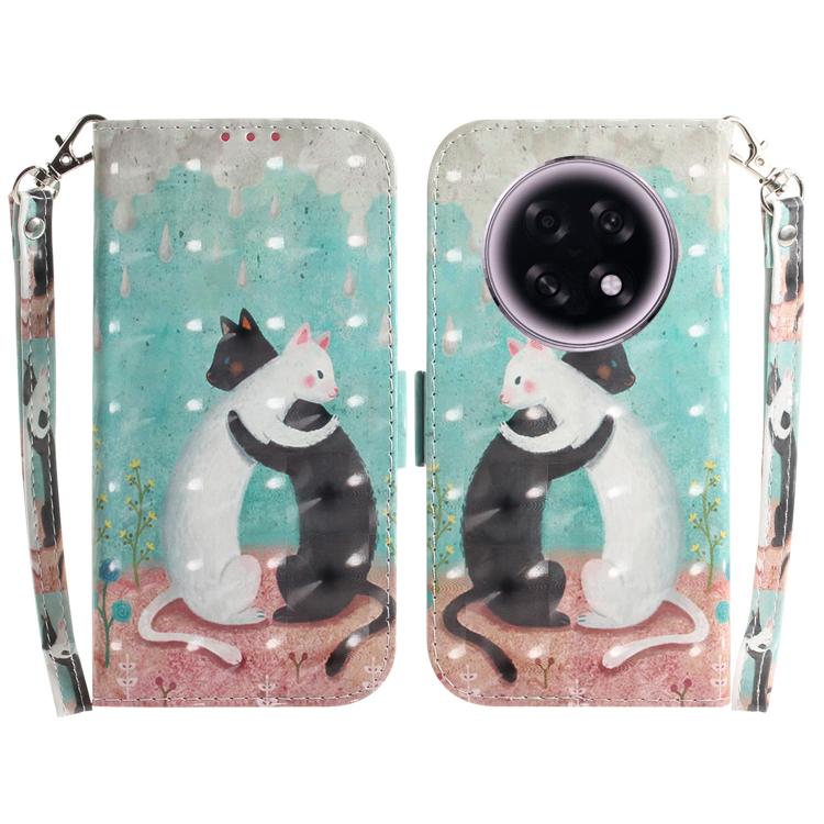 Custodia per telefono in pelle flip orizzontale colorata 3D, For OPPO Reno15 5G Global, For OPPO A6 GT 5G