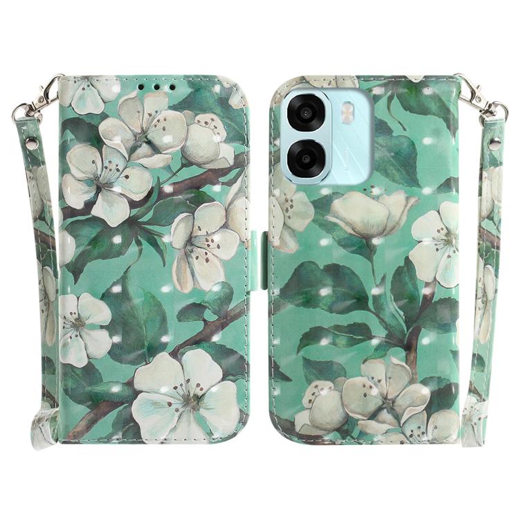 Custodia per telefono in pelle flip orizzontale colorata 3D, For OPPO A6 / A6s / A6t / A6x 4G / 5G Global, For OPPO Reno15 Pro Max 5G / Reno15 Pro India