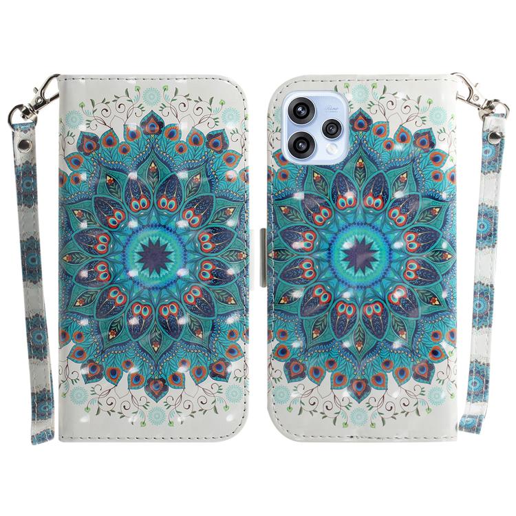 Custodia per telefono in pelle flip orizzontale colorata 3D, For OPPO Reno15 5G Global, For OPPO A6 GT 5G