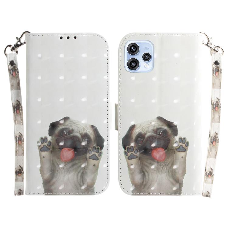 Custodia per telefono in pelle flip orizzontale colorata 3D, For OPPO Reno15 5G Global, For OPPO A6 GT 5G