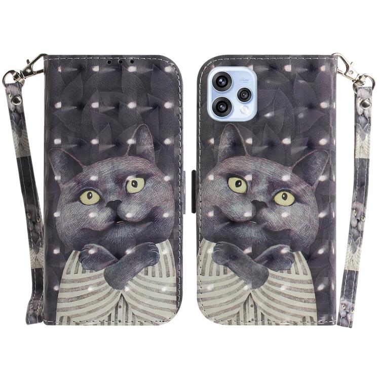 Custodia per telefono in pelle flip orizzontale colorata 3D, For OPPO Reno15 5G Global, For OPPO A6 GT 5G