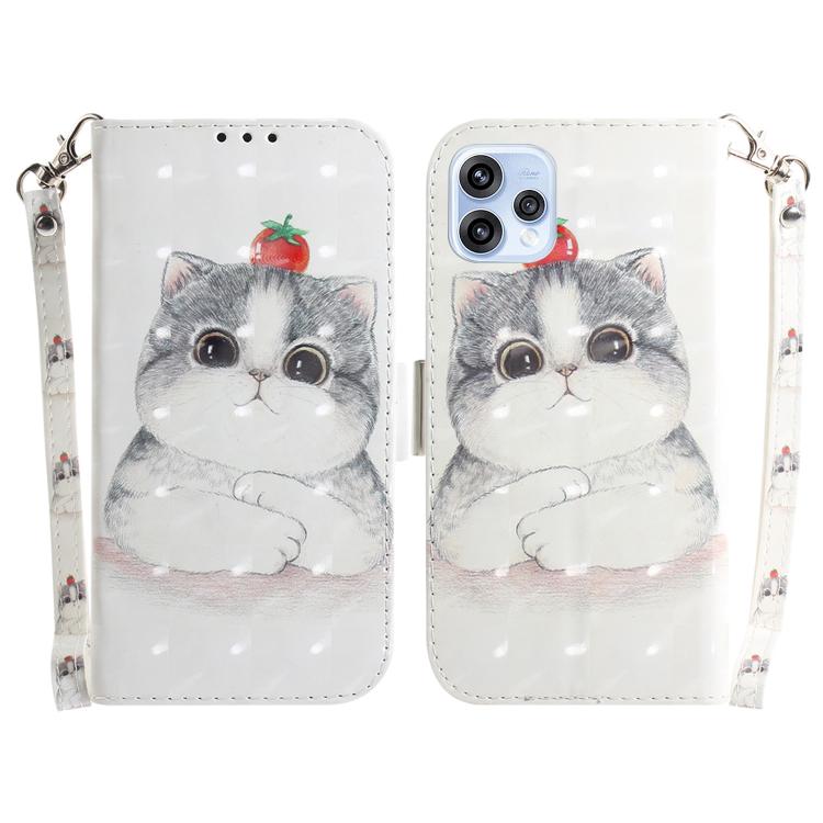 Custodia per telefono in pelle flip orizzontale colorata 3D, For OPPO Reno15 5G Global, For OPPO A6 GT 5G