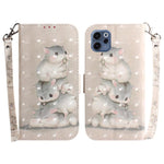 Custodia per telefono in pelle flip orizzontale colorata 3D, For OPPO Reno15 Pro 5G / Reno15 Pro Mini 5G, For OPPO Reno15 F 5G Global