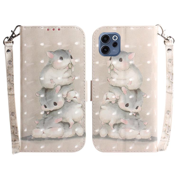 Custodia per telefono in pelle flip orizzontale colorata 3D, For OPPO Reno15 Pro 5G / Reno15 Pro Mini 5G, For OPPO Reno15 F 5G Global