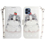 Custodia per telefono in pelle flip orizzontale colorata 3D, For OPPO Reno15 Pro 5G / Reno15 Pro Mini 5G, For OPPO Reno15 F 5G Global