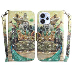Custodia per telefono in pelle flip orizzontale colorata 3D, For OPPO Reno15 Pro 5G / Reno15 Pro Mini 5G, For OPPO Reno15 F 5G Global