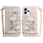 Custodia per telefono in pelle flip orizzontale colorata 3D, For OPPO A6 / A6s / A6t / A6x 4G / 5G Global, For OPPO Reno15 Pro Max 5G / Reno15 Pro India
