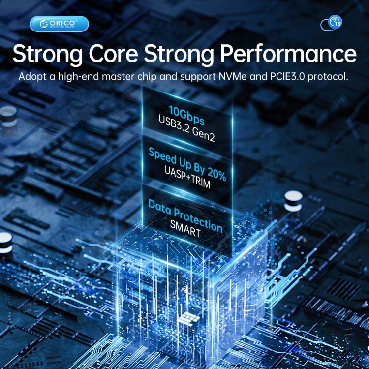 Custodia SSD ORICO AM2C3-G2 M.2 NVME, AM2C3-G2