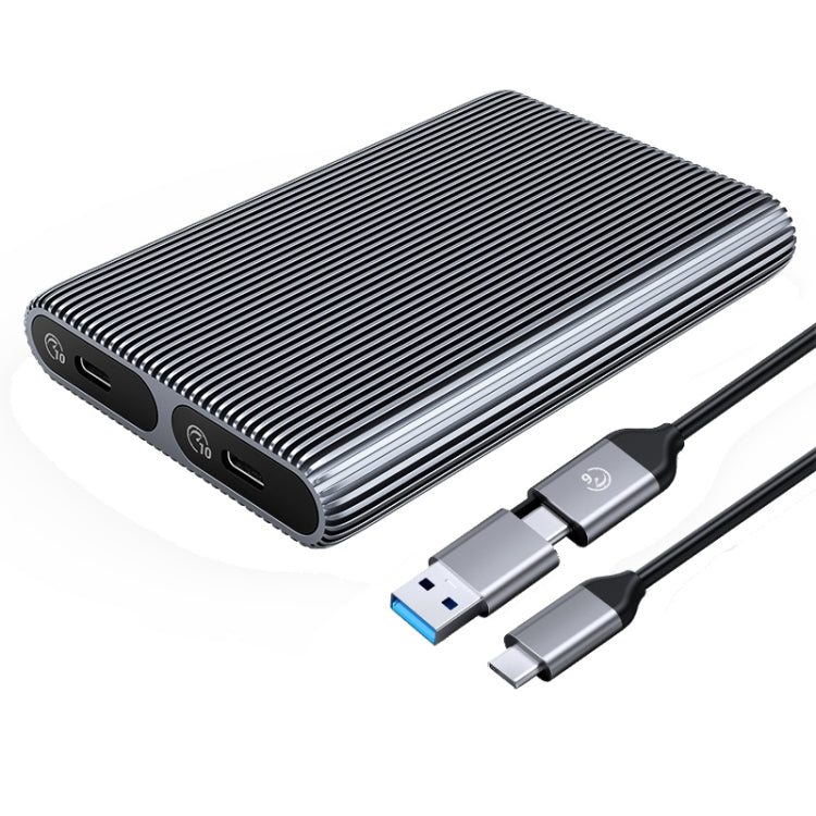 ORICO AM2C3-2N Contenitore SSD M.2 NVME + NVME a doppio alloggiamento, AM2C3-2N
