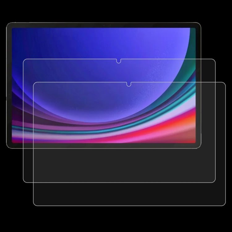 Pellicola in vetro temperato antideflagrante da 2 pezzi 9H 0,3 mm, For Galaxy Tab S12+ 12.4 inch, For Galaxy Tab S12 Ultra 14.6 inch, For Samsung Galaxy Tab S11 Ultra 14.6, For Samsung Galaxy Tab S10 FE+ 13.1, For Samsung Galaxy Tab S10 Ultra 14.6     ...