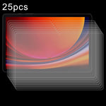 Pellicola in vetro temperato antideflagrante da 25 pezzi 9H 0,3 mm, For Galaxy Tab S12+ 12.4 inch, For Galaxy Tab S12 Ultra 14.6 inch, For Samsung Galaxy Tab S11 Ultra 14.6, For Samsung Galaxy Tab S10 FE+ 13.1, For Samsung Galaxy Tab S10 Ultra 14.6    ...