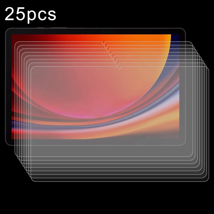 Pellicola in vetro temperato antideflagrante da 25 pezzi 9H 0,3 mm, For Galaxy Tab S12+ 12.4 inch, For Galaxy Tab S12 Ultra 14.6 inch, For Samsung Galaxy Tab S11 Ultra 14.6, For Samsung Galaxy Tab S10 FE+ 13.1, For Samsung Galaxy Tab S10 Ultra 14.6    ...