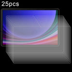 Pellicola in vetro temperato antideflagrante da 25 pezzi 9H 0,3 mm, For Galaxy Tab S12+ 12.4 inch, For Galaxy Tab S12 Ultra 14.6 inch, For Samsung Galaxy Tab S11 Ultra 14.6, For Samsung Galaxy Tab S10 FE+ 13.1, For Samsung Galaxy Tab S10 Ultra 14.6    ...