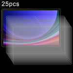 Pellicola in vetro temperato antideflagrante da 25 pezzi 9H 0,3 mm, For Galaxy Tab S12+ 12.4 inch, For Galaxy Tab S12 Ultra 14.6 inch, For Samsung Galaxy Tab S11 Ultra 14.6, For Samsung Galaxy Tab S10 FE+ 13.1, For Samsung Galaxy Tab S10 Ultra 14.6    ...