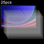 Pellicola in vetro temperato antideflagrante da 25 pezzi 9H 0,3 mm, For Galaxy Tab S12+ 12.4 inch, For Galaxy Tab S12 Ultra 14.6 inch, For Samsung Galaxy Tab S11 Ultra 14.6, For Samsung Galaxy Tab S10 FE+ 13.1, For Samsung Galaxy Tab S10 Ultra 14.6    ...