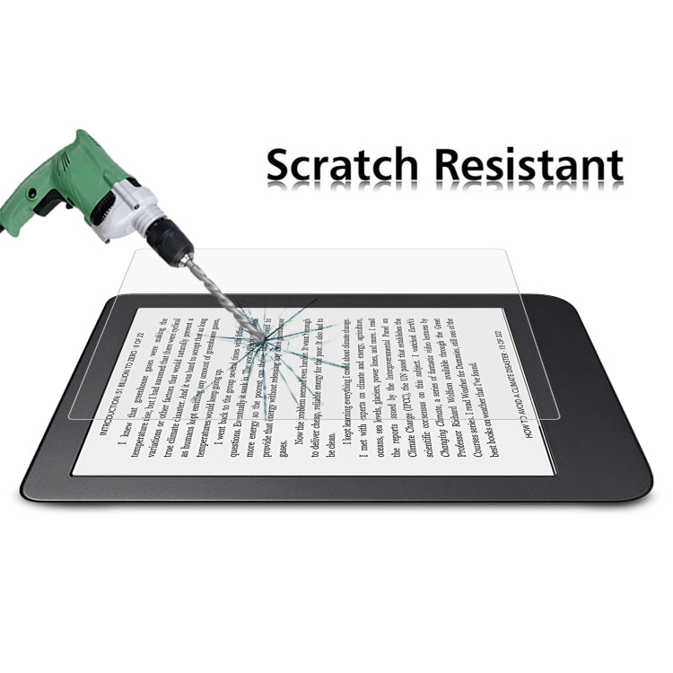 Pellicola in vetro temperato antideflagrante da 2 pezzi 9H 0,3 mm, For Kobo Clara 2E, For Kobo Elipsa 2E, For Kobo Libra 2, For Kobo Clara Coloue 6.0 2024, For Kobo Libra Colour 7.0 2024, For Kobo Clara BW 6.0