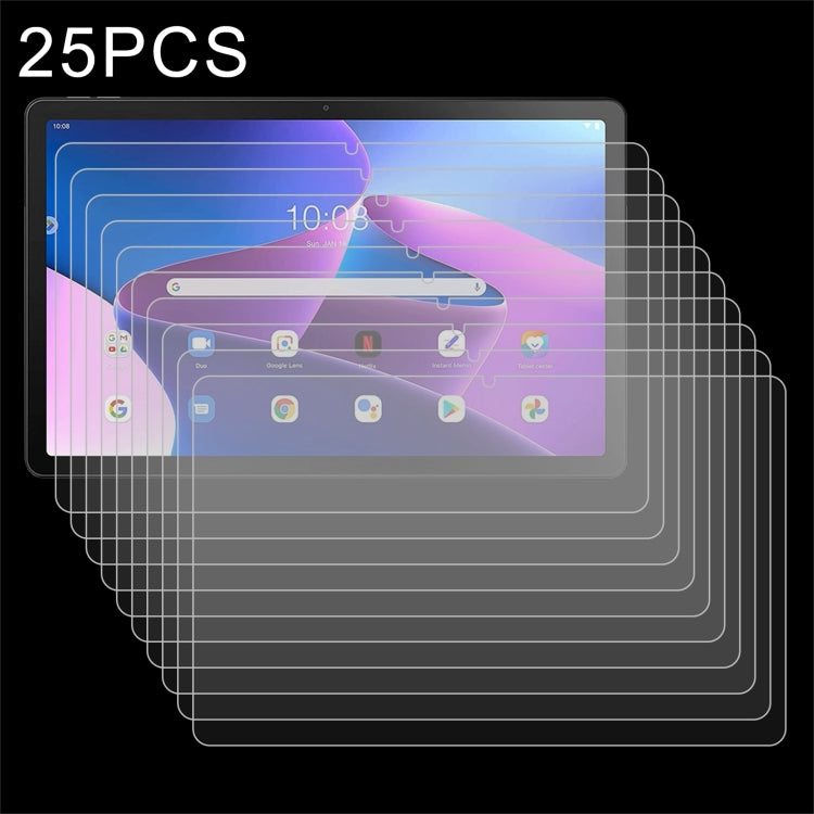 Pellicola in vetro temperato antideflagrante da 25 pezzi 9H 0,3 mm, For Lenovo Tab M10 5G, For Lenovo Legion Y700 2023, For Lenovo Qitian K9, For Lenovo Tab Extreme, For Lenovo IdeaPad Duet 3 11, For Lenovo Qitian K11 Gen2, For Lenovo K10 TB330 11     ...