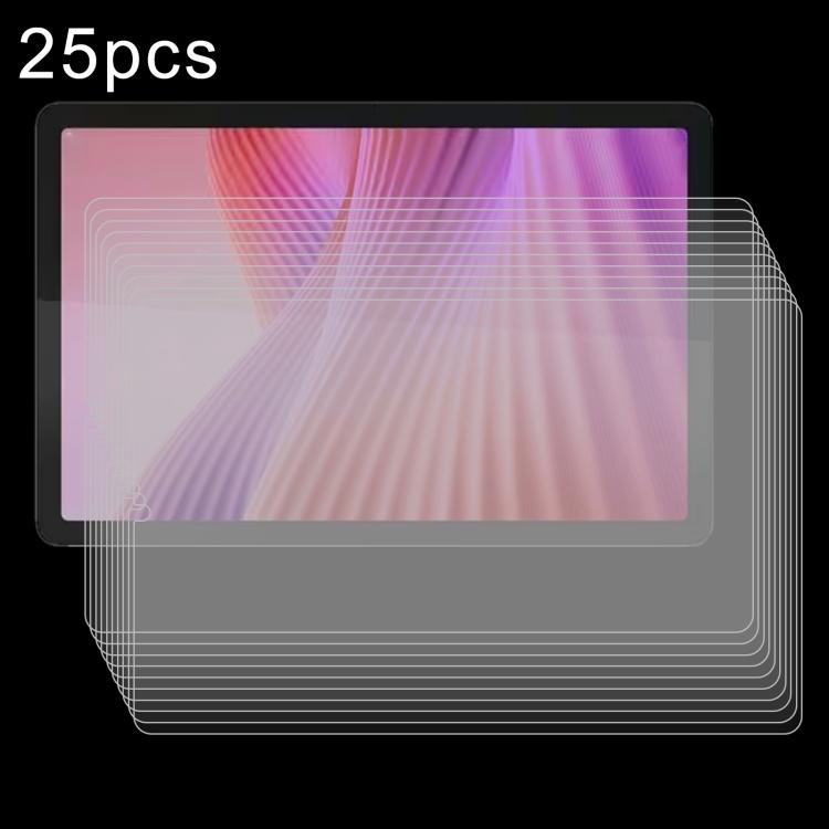 Pellicola in vetro temperato antideflagrante da 25 pezzi 9H 0,3 mm, For Lenovo Tab M10 5G, For Lenovo Legion Y700 2023, For Lenovo Qitian K9, For Lenovo Tab Extreme, For Lenovo IdeaPad Duet 3 11, For Lenovo Qitian K11 Gen2, For Lenovo K10 TB330 11     ...
