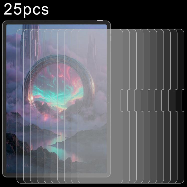 Pellicola in vetro temperato antideflagrante da 25 pezzi 9H 0,3 mm, For Lenovo Legion Y900 13 inch, For Lenovo ThinkTab X11 Gen 1 10.95 inch, For Lenovo Idea Tab Pro Gen2, For Lenovo Xiaoxin GT / Xiaoxin Pro 13, For Lenovo Tab Plus Gen2 12.1           ...