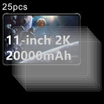 Pellicola in vetro temperato antideflagrante da 25 pezzi 9H 0,3 mm, For Oukitel RT10 11 inch, For Oukitel RT5 / RT2 / RT1, For Oukitel OT9 Smart Tablet 11, For Oukitel OT6 10.1, For Oukitel RT3 / RT3 Pro / RT3 Plus, For Oukitel RT9 10.1, For Oukitel OT...