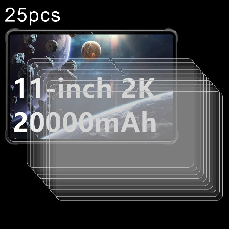 Pellicola in vetro temperato antideflagrante da 25 pezzi 9H 0,3 mm, For Oukitel RT10 11 inch, For Oukitel RT5 / RT2 / RT1, For Oukitel OT9 Smart Tablet 11, For Oukitel OT6 10.1, For Oukitel RT3 / RT3 Pro / RT3 Plus, For Oukitel RT9 10.1, For Oukitel OT...
