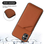 Custodia TPU e PU con slot carte per Samsung Galaxy A04