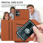 Custodia TPU e PU con slot carte per Samsung Galaxy A04