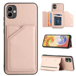 Custodia TPU e PU con slot carte per Samsung Galaxy A04