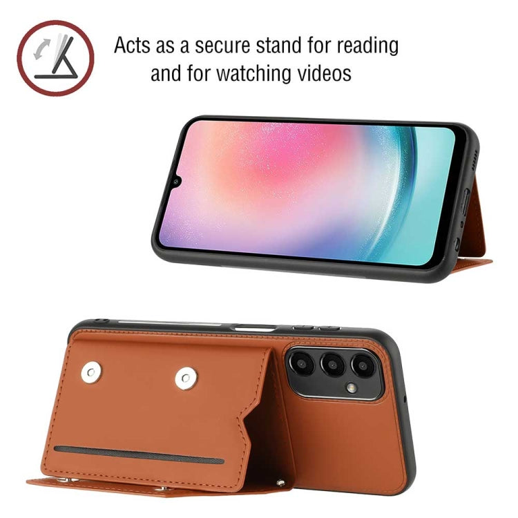 Custodia con slot carte per Samsung Galaxy A24 4G