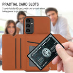Custodia con slot carte per Samsung Galaxy A24 4G