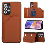 Custodia TPU e PU con slot carte per Samsung Galaxy A04