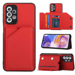 Custodia TPU e PU con slot carte per Samsung Galaxy A04