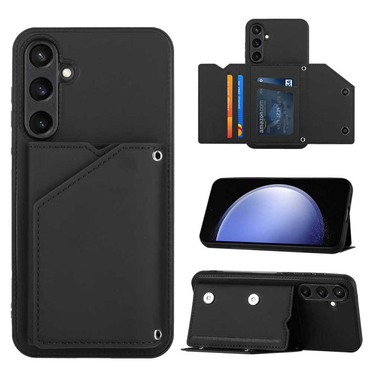 Custodia TPU con slot carte per Samsung Galaxy S24 5G