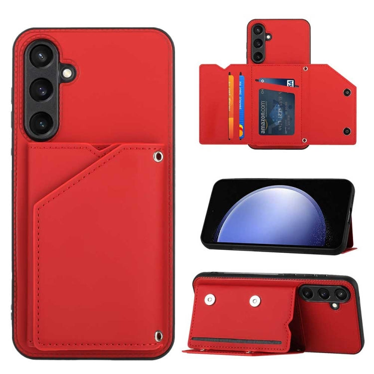 Custodia TPU con slot carte per Samsung Galaxy S24 5G
