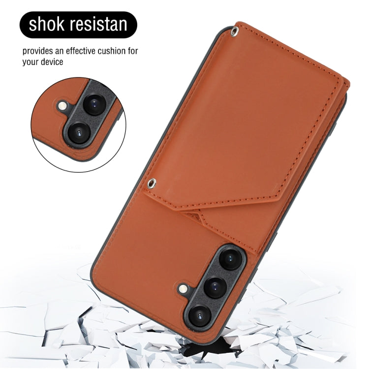 Custodia TPU con slot carte per Samsung Galaxy S24 5G