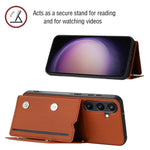 Custodia TPU con slot carte per Samsung Galaxy S24 5G