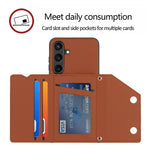 Custodia TPU con slot carte per Samsung Galaxy S24 5G