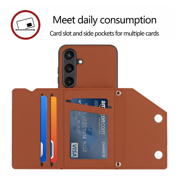 Custodia TPU con slot carte per Samsung Galaxy S24 5G