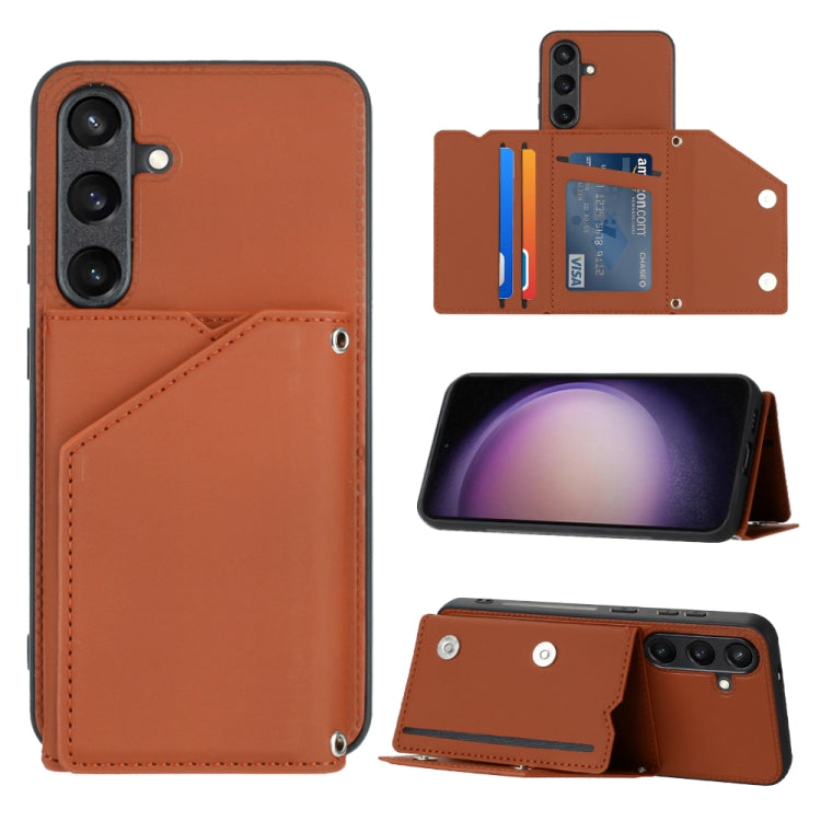 Custodia con slot carte per Samsung Galaxy S24+ 5G
