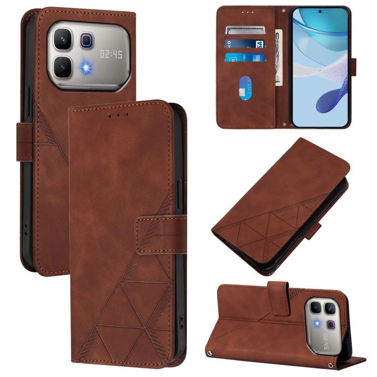 Custodia per cellulare in pelle con flip in rilievo 3D a tracolla, For Infinix GT 50 Pro 5G, For Infinix Note Edge 5G Global, For Infinix Smart 20 4G / X6840, For Infinix Note 60 5G / Note 60 Pro 5G