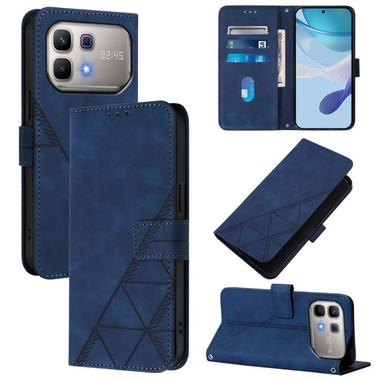 Custodia per cellulare in pelle con flip in rilievo 3D a tracolla, For Infinix GT 50 Pro 5G, For Infinix Note Edge 5G Global, For Infinix Smart 20 4G / X6840, For Infinix Note 60 5G / Note 60 Pro 5G