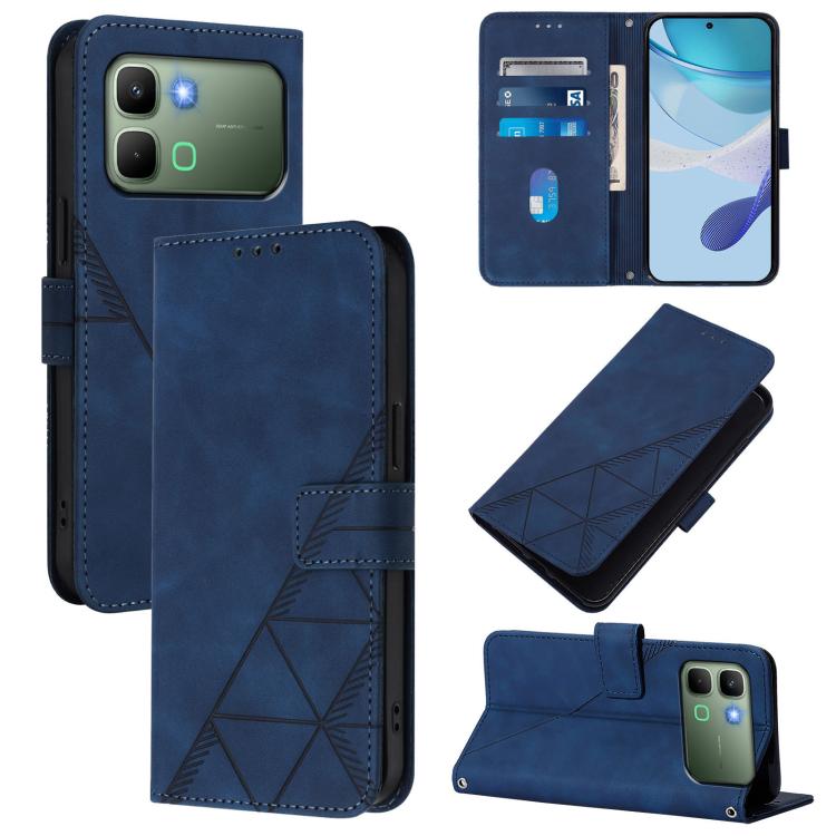 Custodia per cellulare in pelle con flip in rilievo 3D a tracolla, For Infinix GT 50 Pro 5G, For Infinix Note Edge 5G Global, For Infinix Smart 20 4G / X6840, For Infinix Note 60 5G / Note 60 Pro 5G