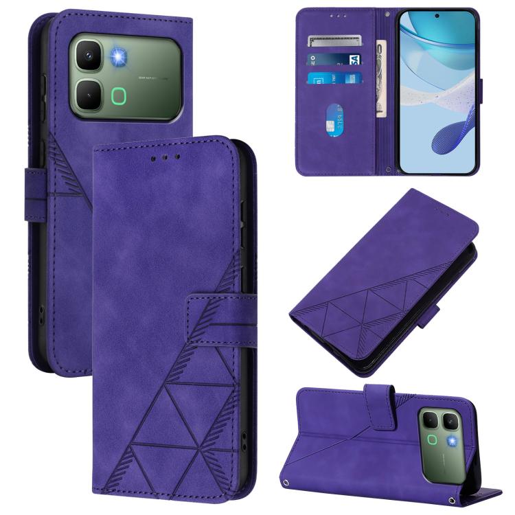 Custodia per cellulare in pelle con flip in rilievo 3D a tracolla, For Infinix GT 50 Pro 5G, For Infinix Note Edge 5G Global, For Infinix Smart 20 4G / X6840, For Infinix Note 60 5G / Note 60 Pro 5G