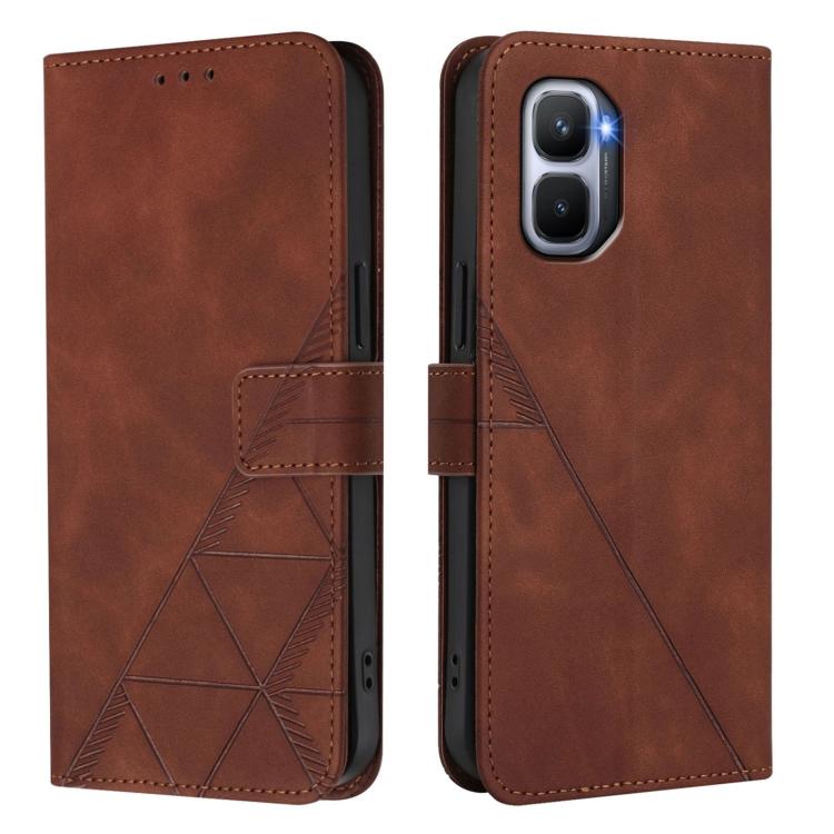 Custodia per cellulare in pelle con flip in rilievo 3D a tracolla, For Infinix GT 50 Pro 5G, For Infinix Note Edge 5G Global, For Infinix Smart 20 4G / X6840, For Infinix Note 60 5G / Note 60 Pro 5G